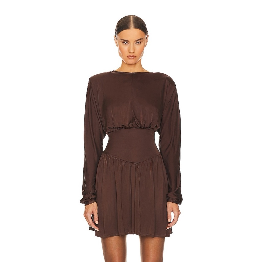 Helsa Slinky Jersey Mini Dress